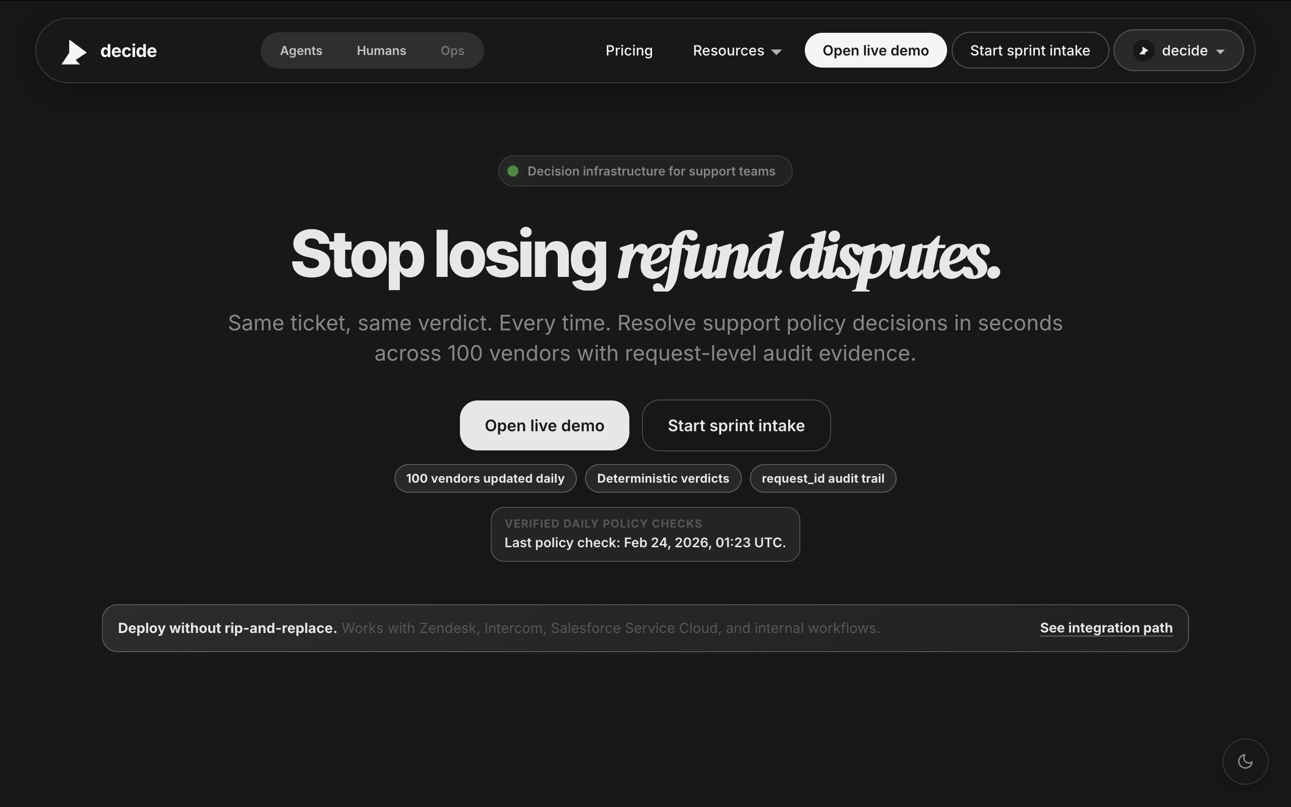 Stop losing refund disputes.